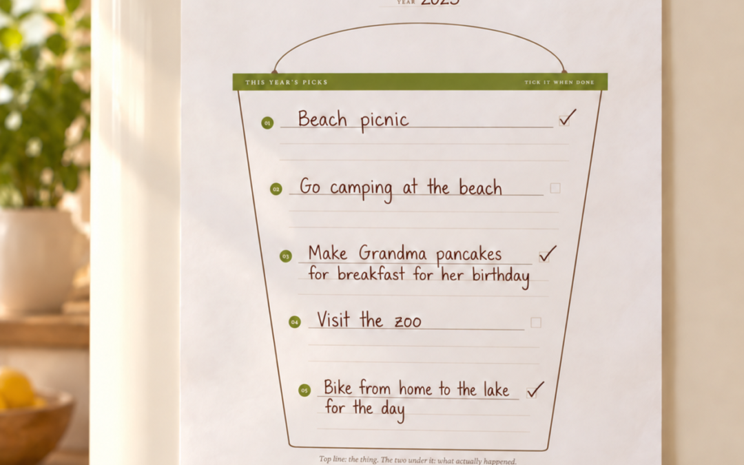 Nº 007 – Family Bucket List